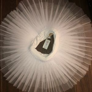 Platter practice ballet tutu white NEW